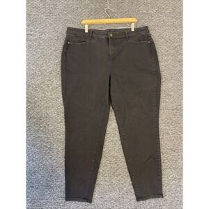 Talbots Flawless High Waist Jegging‎ Ankle Jeans 20W Black 40x28.5 Casual Preppy